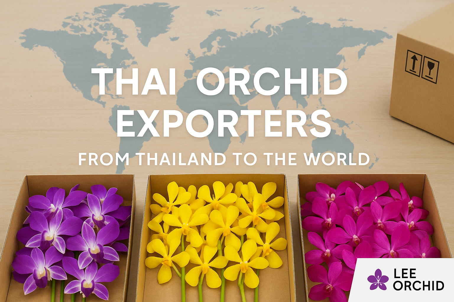 Thai Orchid Exporters – Lee Orchid sending fresh orchids from Thailand to the world.